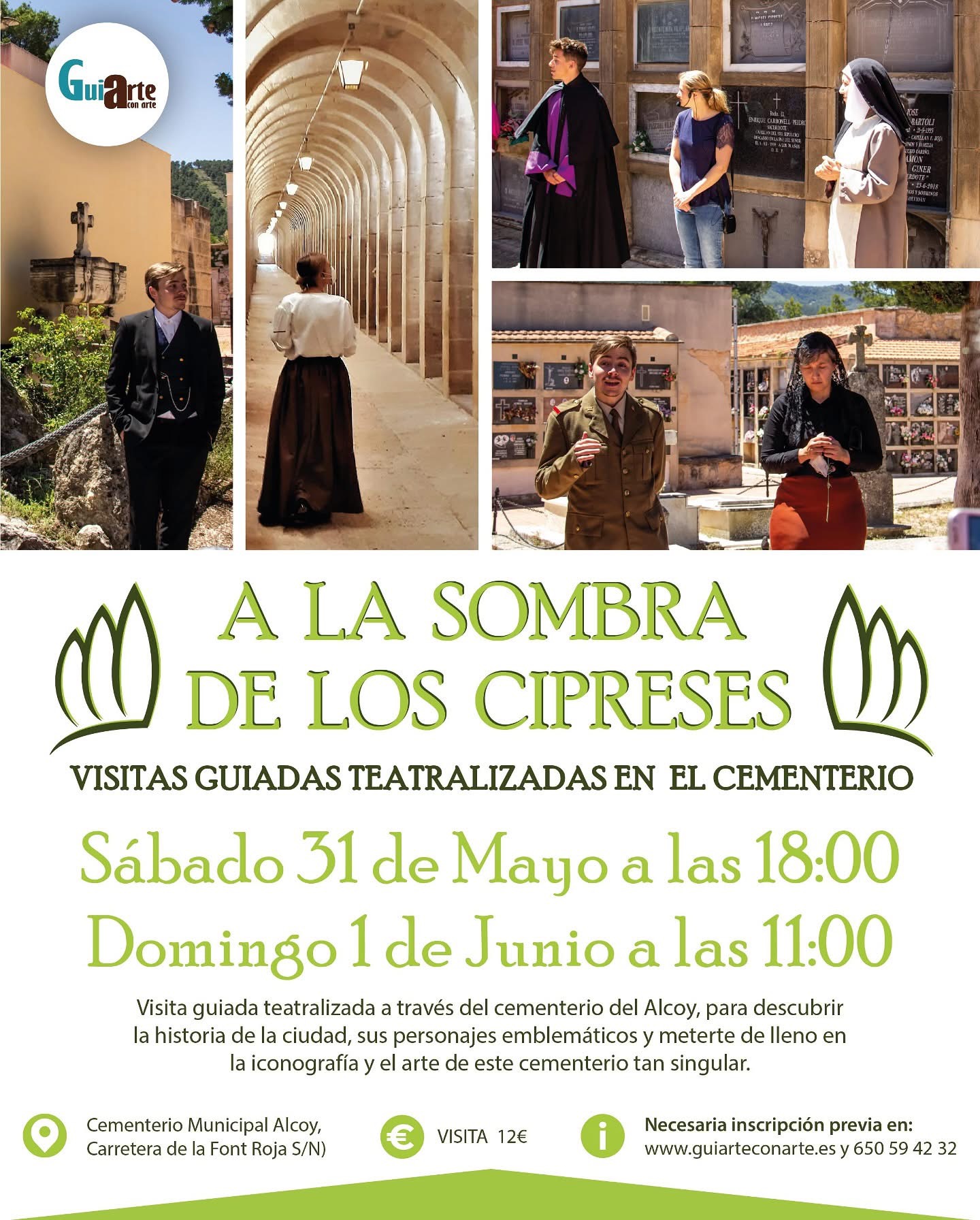 Visita guiada teatralitzada: “A la sombra de los cipreses”
