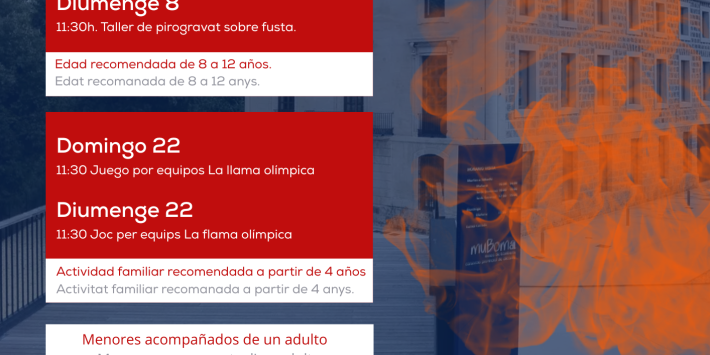 MuBoma: Puertas Abiertas «Taller de pirograbado sobre madera»