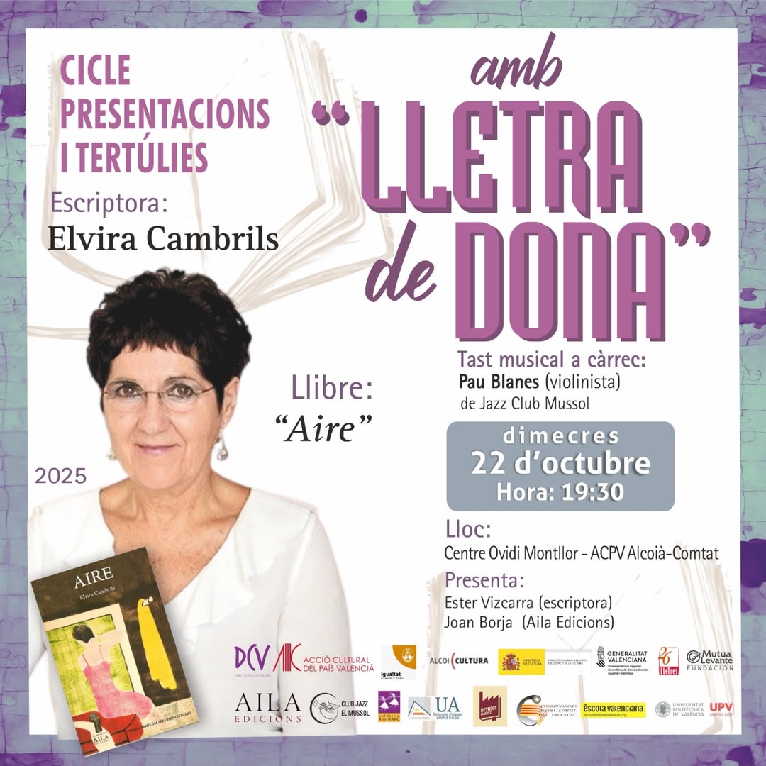 Presentación: Lletra de Dona: Aire Pau Blanes