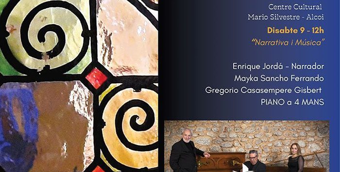 Cicle Música & Modernisme: «Narrativa y Música» Enrique Jordà – Narrador, Mayka Sancho Ferrando, Gregorio Casasempere Gisbert