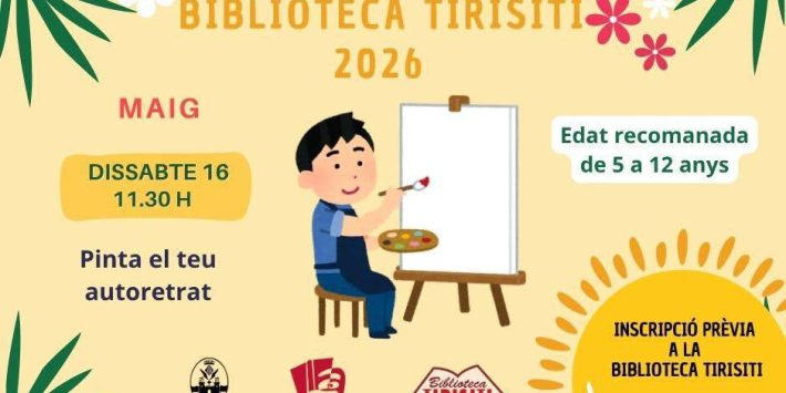 Dissabtes Divertits: «Pinta el teu autoretrat»